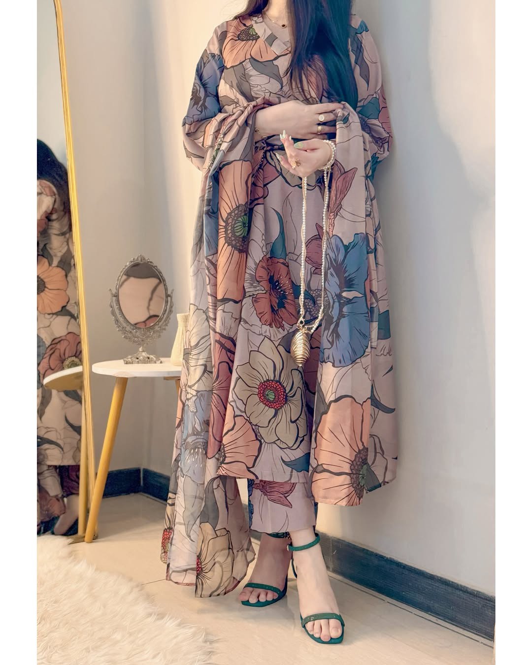 Floral Digital Printed 3pcs
